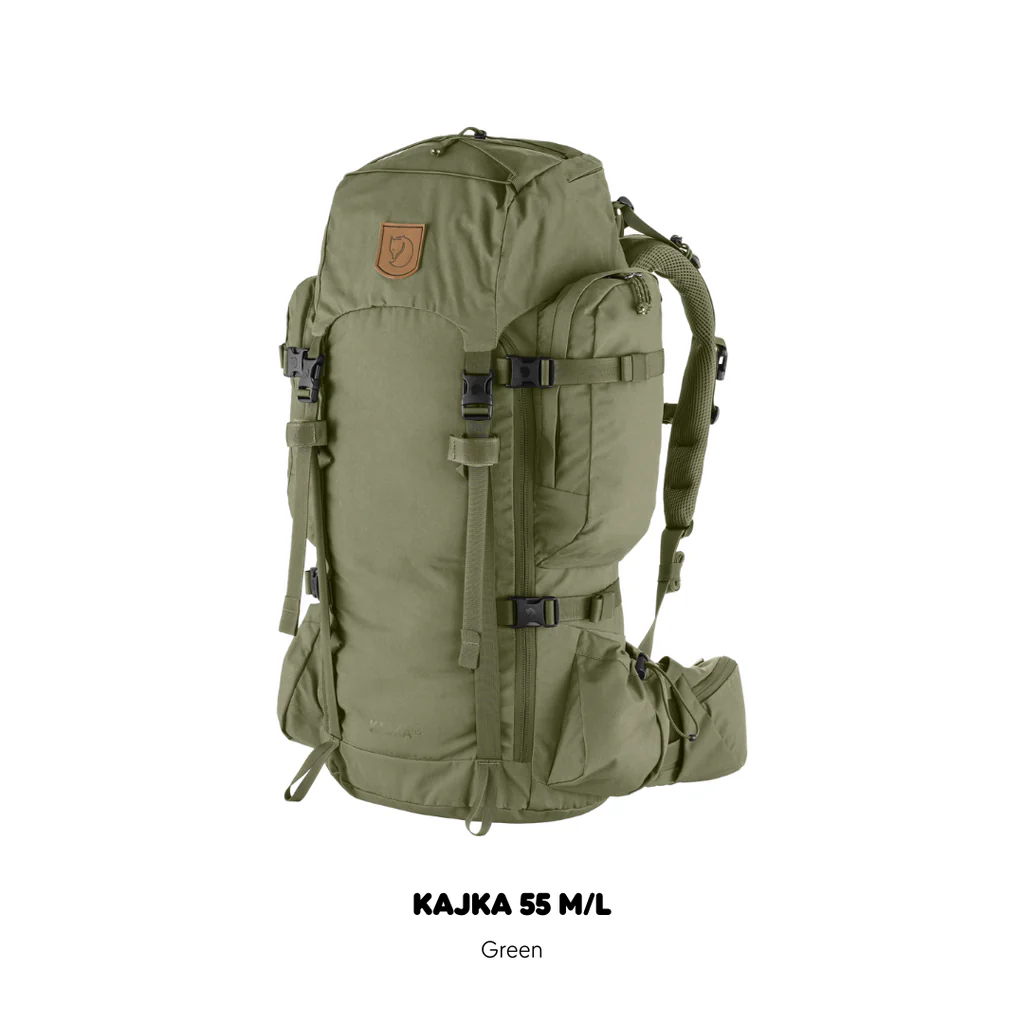 FJALLRAVEN KAJKA 55 M/L GREEN